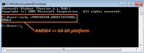 Use Env to Check if Windows is 32-bit or 64-bit.