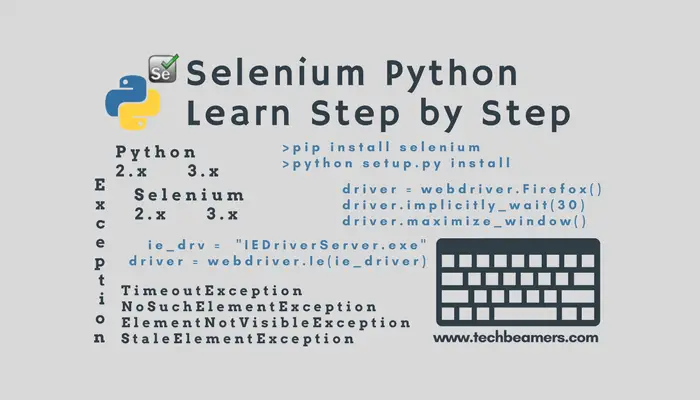 Selenium Python Learn Step by Step