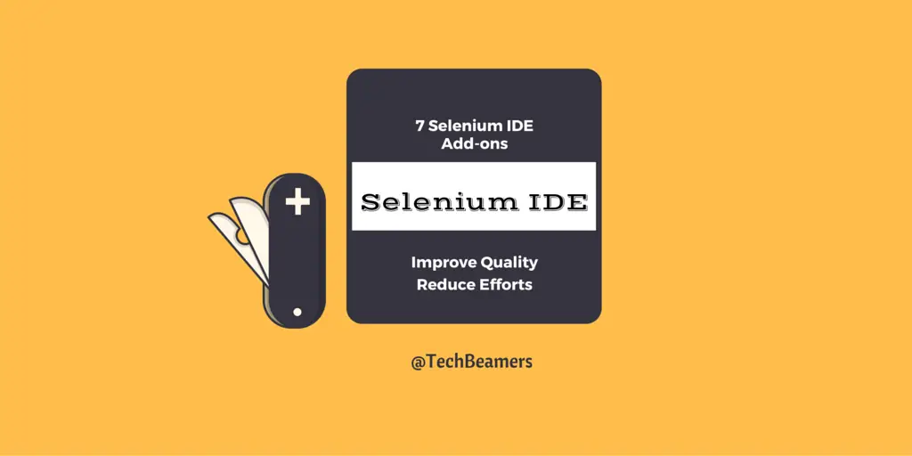 Selenium IDE Add-ons for Firefox