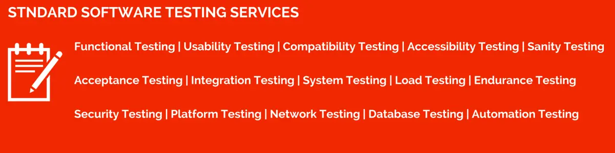 Standard Software Testing Services