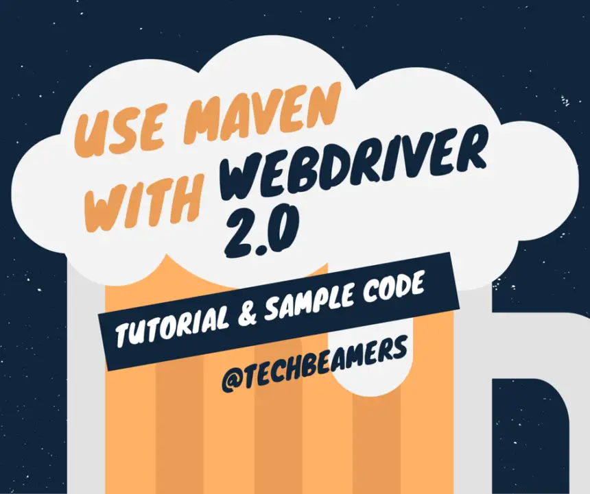 running webdriver tests using maven