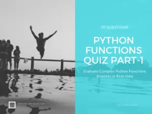 Python Functions Quiz Part-1 for Beginner Programmers
