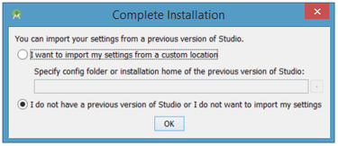 Follow the instructions to complete installation