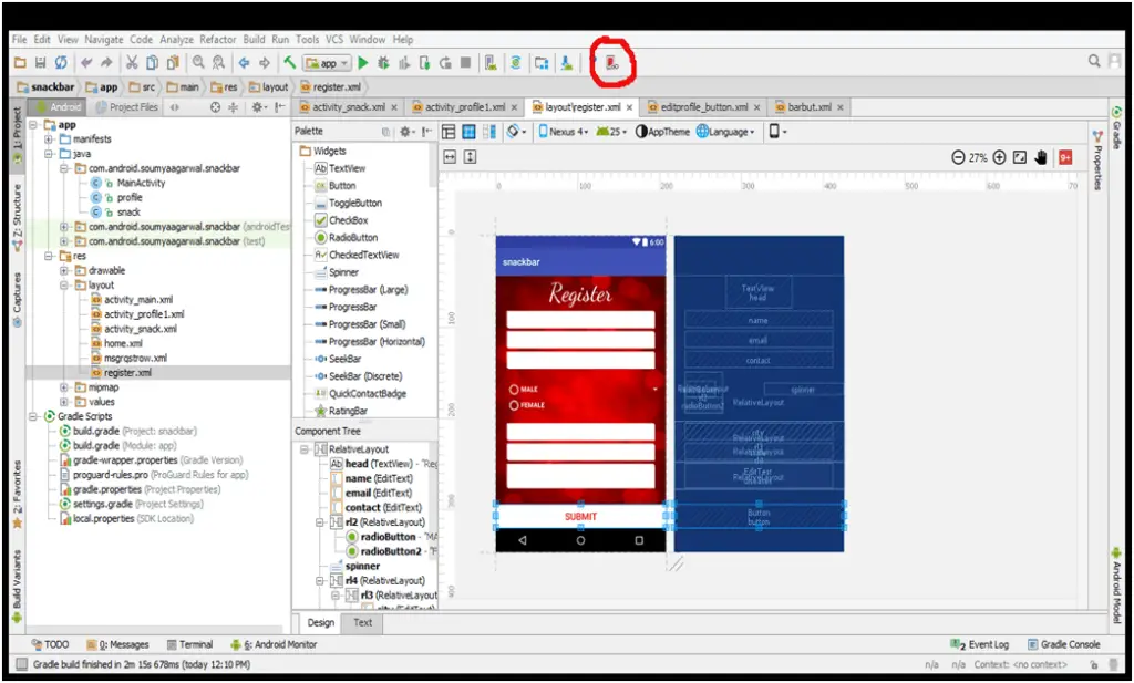 Add for Android Studio.