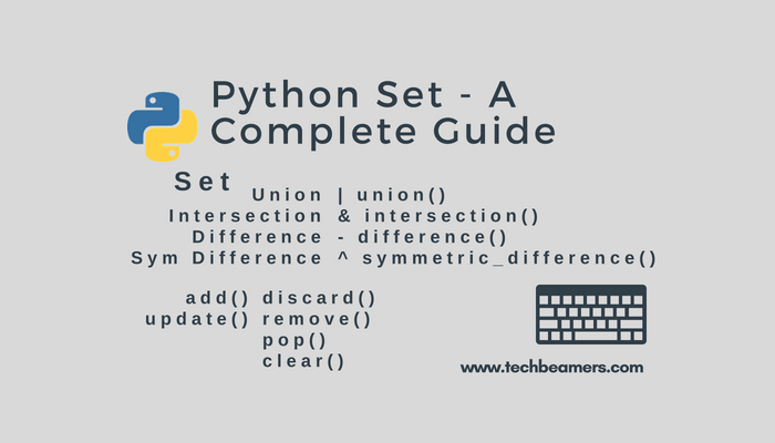 Python set генератор