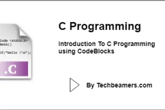 Introduction to C Programming using codeblocks