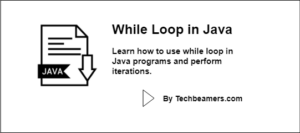 Java While Loop Tutorial