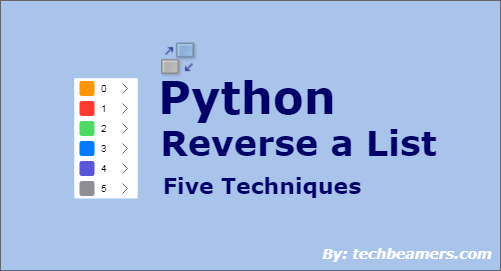 Reverse list in Python - five ways