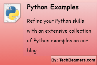 python examples archive list