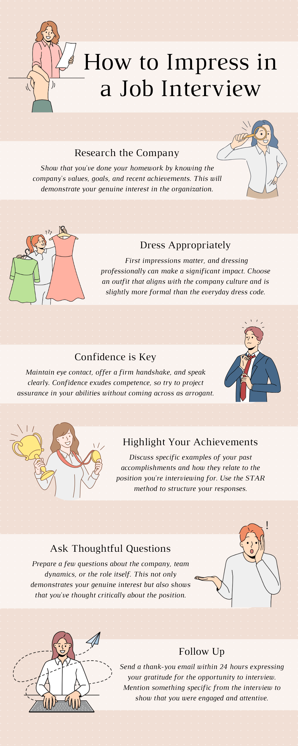 Some cool tips to impress in an interview